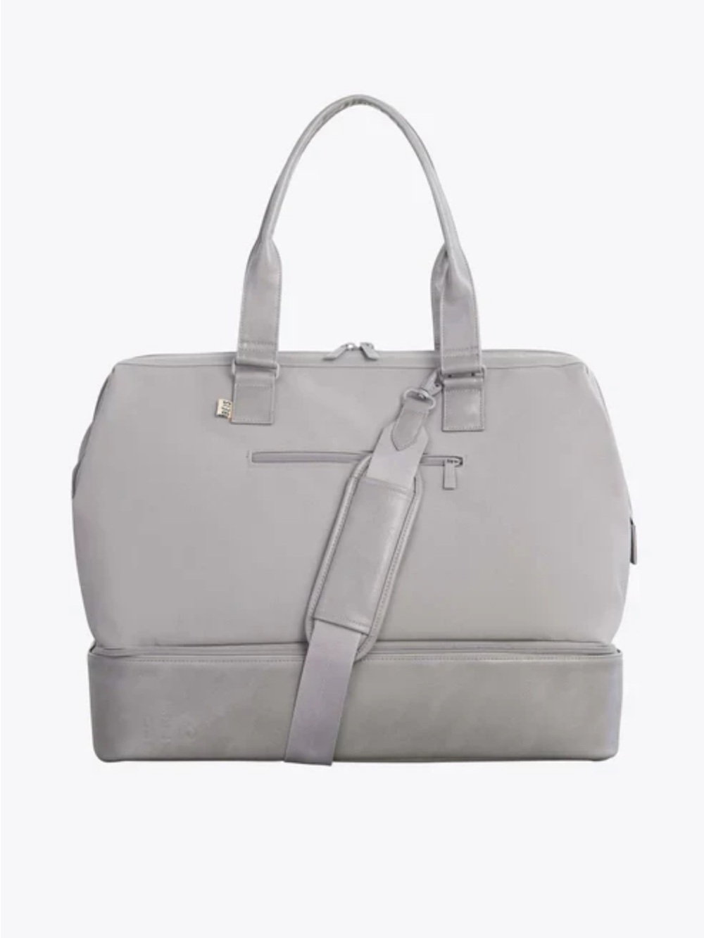 Beis The Weekender Grey Travel Tote Bag